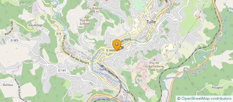 localisation de l'entreprise ALIMENTATION 19  TULLE