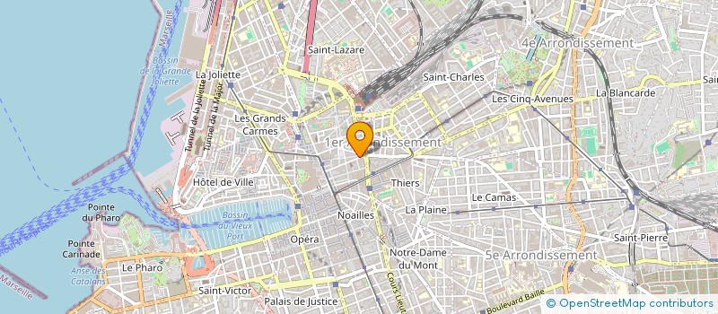 localisation de l'entreprise ALIMENTATION 61  MARSEILLE