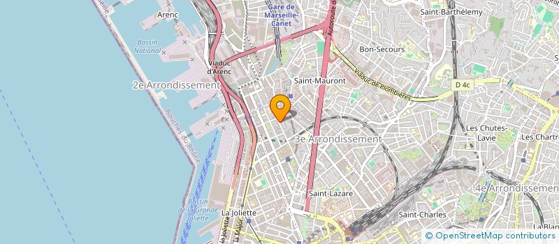 localisation de l'entreprise ALIMENTATION 92 SALENGRO à MARSEILLE