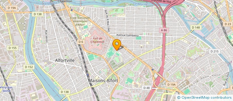 localisation de l'entreprise ALIMENTATION AARAV à MAISONS-ALFORT