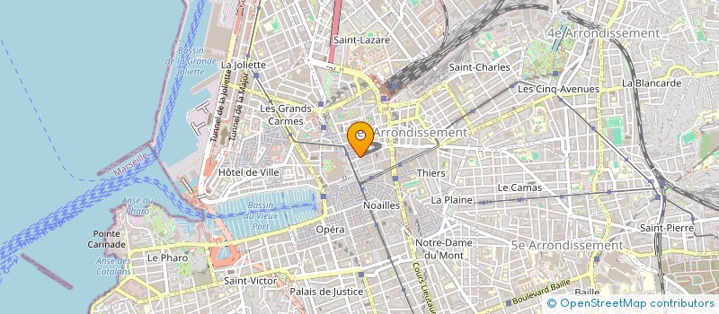 localisation de l'entreprise ALIMENTATION AFG  MARSEILLE