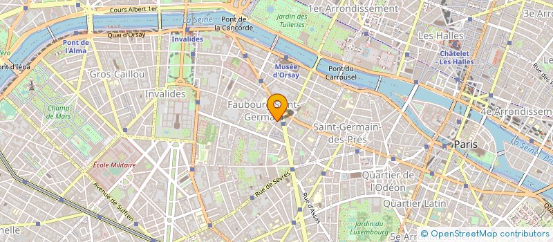 localisation de l'entreprise ALIMENTATION BAC à PARIS