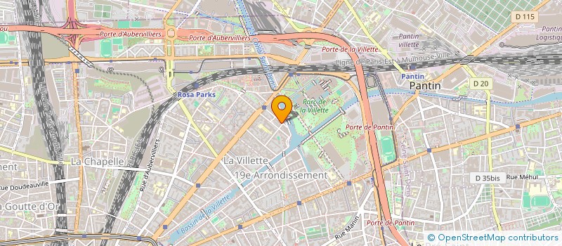 localisation de l'entreprise ALIMENTATION CACHERE REUNIE à PARIS