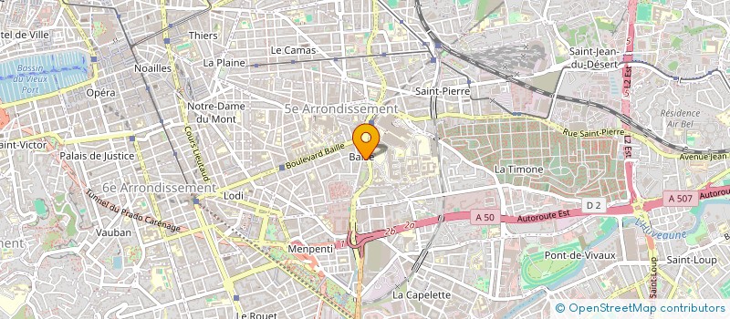 localisation de l'entreprise ALIMENTATION-CARET-FRAIS à MARSEILLE