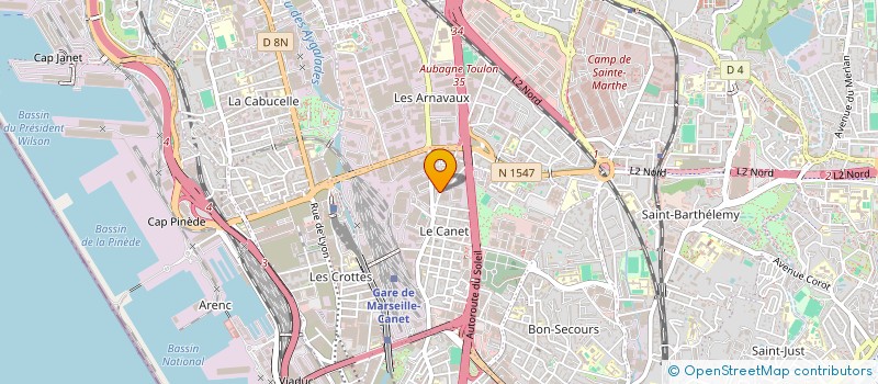 localisation de l'entreprise ALIMENTATION DANIELLE CASANOVA à MARSEILLE