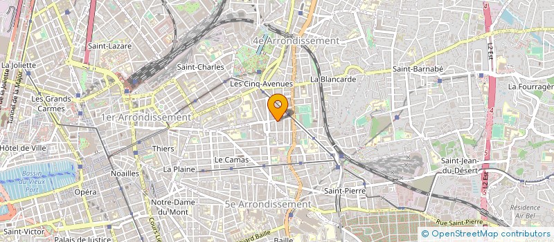 localisation de l'entreprise ALIMENTATION DE L'ARIANA  MARSEILLE