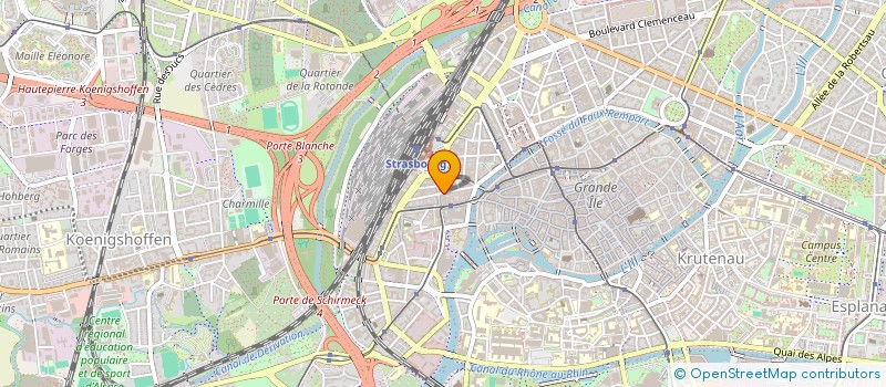 localisation de l'entreprise ALIMENTATION DE LA COURSE à STRASBOURG