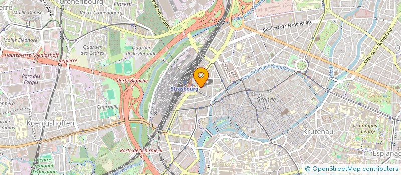 localisation de l'entreprise ALIMENTATION DE LA GARE à STRASBOURG