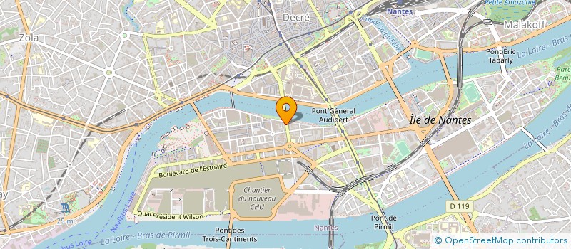 localisation de l'entreprise ALIMENTATION DE LA REPUBLIQUE à NANTES