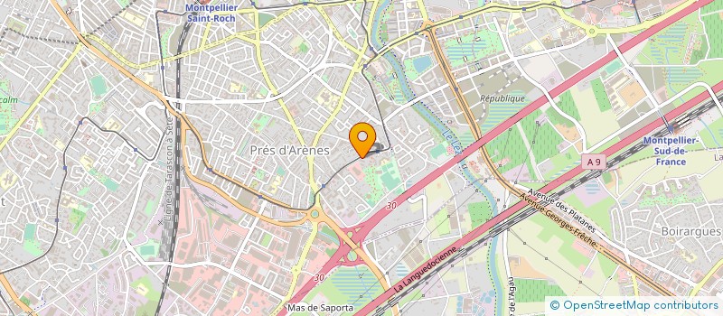 localisation de l'entreprise ALIMENTATION DE RAUZE à MONTPELLIER