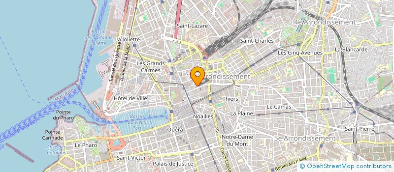 localisation de l'entreprise ALIMENTATION DES 2 FRERES à MARSEILLE