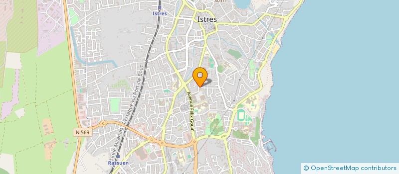 localisation de l'entreprise ALIMENTATION DES ECHOPPES  ISTRES