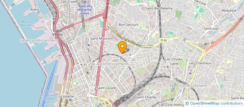 localisation de l'entreprise ALIMENTATION DES ILES à MARSEILLE