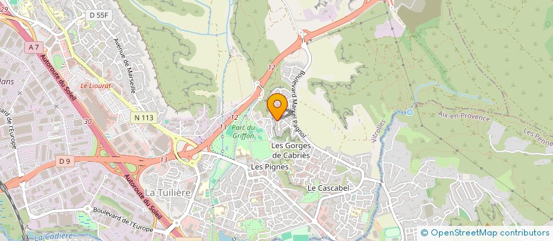 localisation de l'entreprise ALIMENTATION DES POMMIERS  VITROLLES
