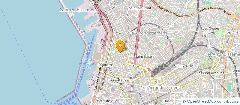 localisation de l'entreprise ALIMENTATION DU COIN à MARSEILLE