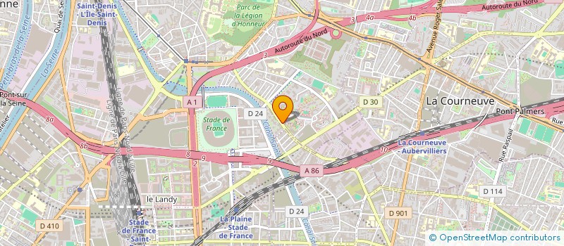 localisation de l'entreprise ALIMENTATION DU GRAND STADE à SAINT-DENIS