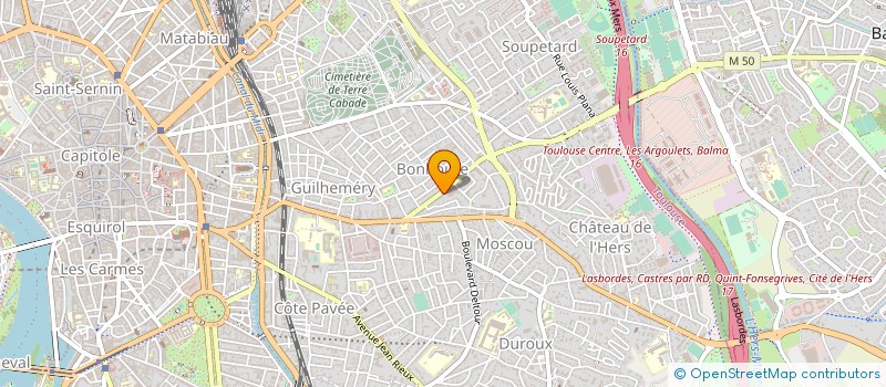 localisation de l'entreprise ALIMENTATION DU MIDI à TOULOUSE