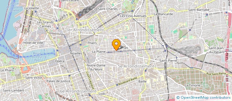 localisation de l'entreprise ALIMENTATION DU PROGRES à MARSEILLE