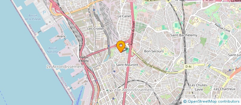 localisation de l'entreprise ALIMENTATION DU QUARTIER à MARSEILLE