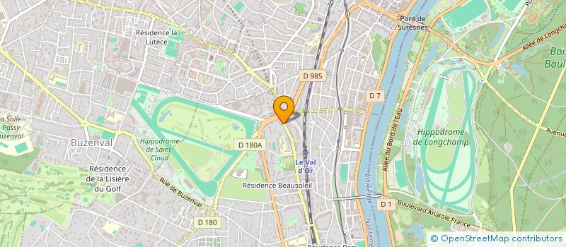 localisation de l'entreprise ALIMENTATION DU VAL D'OR à SAINT-CLOUD