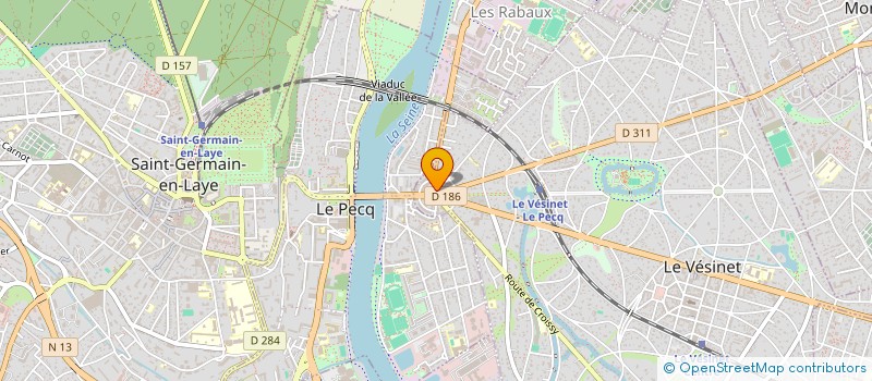 localisation de l'entreprise ALIMENTATION DU VESINET  LE VESINET