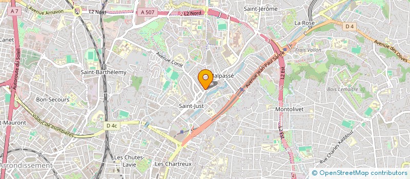 localisation de l'entreprise ALIMENTATION EPICERIE GENERAL à MARSEILLE