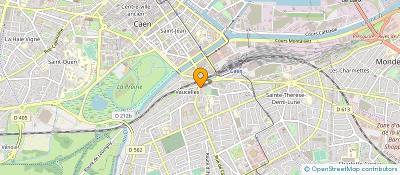localisation de l'entreprise ALIMENTATION EXPRESS à CAEN