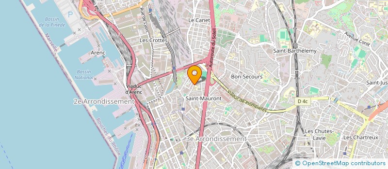 localisation de l'entreprise ALIMENTATION FE à MARSEILLE