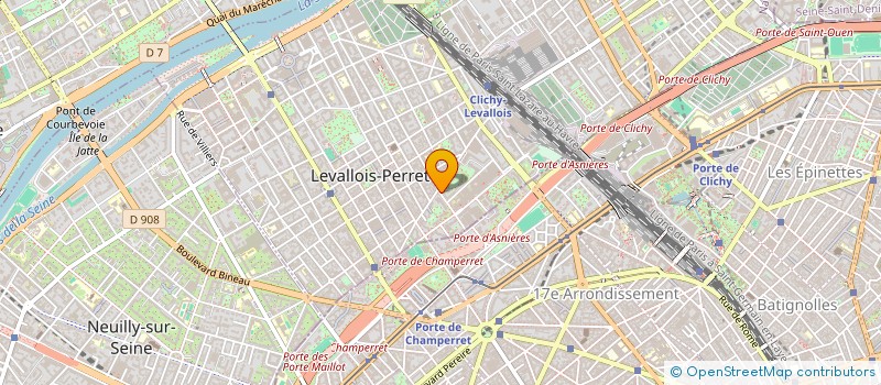 localisation de l'entreprise ALIMENTATION GATERSI à LEVALLOIS-PERRET