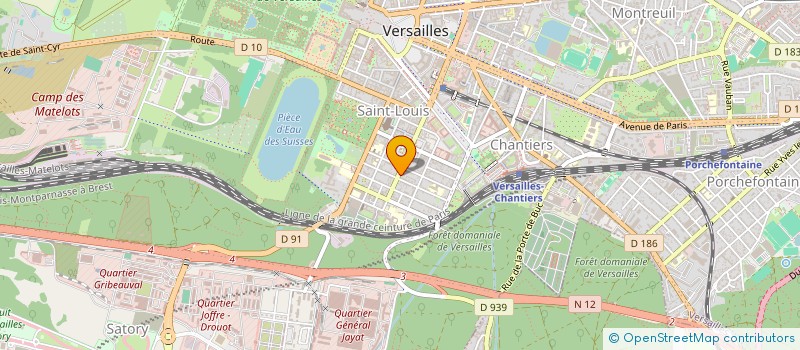 localisation de l'entreprise ALIMENTATION GENERALE à VERSAILLES