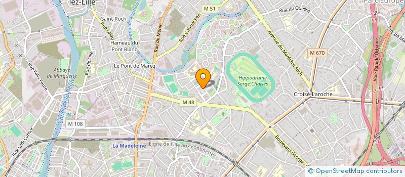 localisation de l'entreprise ALIMENTATION GENERALE à MARCQ-EN-BARŒUL