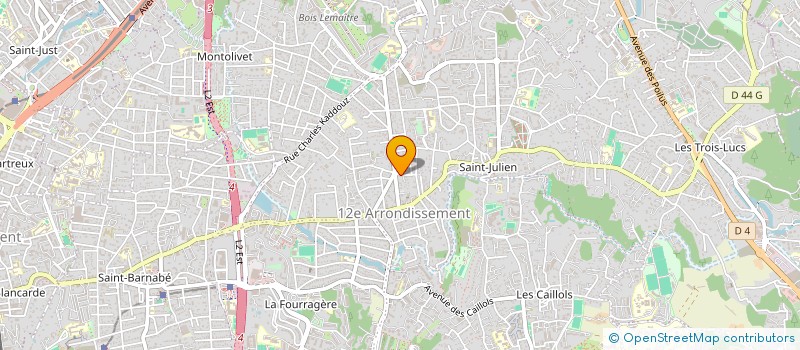 localisation de l'entreprise ALIMENTATION GENERALE D EON à MARSEILLE 12EME