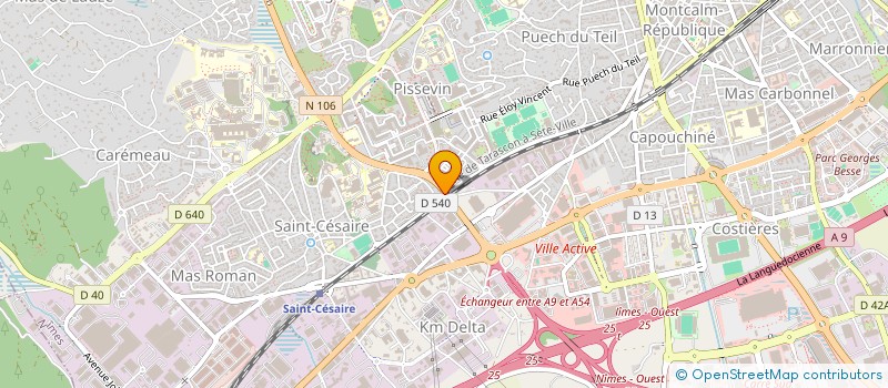 localisation de l'entreprise ALIMENTATION GENERALE DE LA CIGALE à NIMES