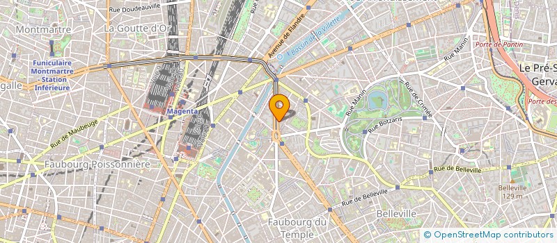 localisation de l'entreprise ALIMENTATION GENERALE FRUITS ET LEGUMES à PARIS