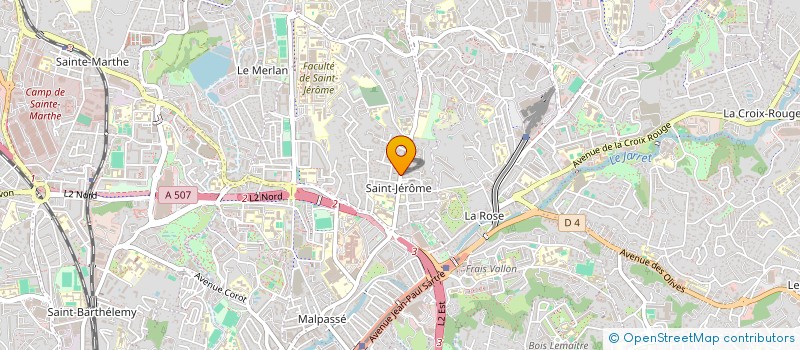 localisation de l'entreprise ALIMENTATION GENERALE NUIT ET JOUR à MARSEILLE