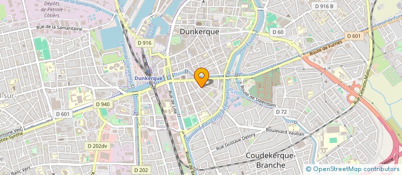 localisation de l'entreprise ALIMENTATION GENERALE PREST SERVICES à DUNKERQUE