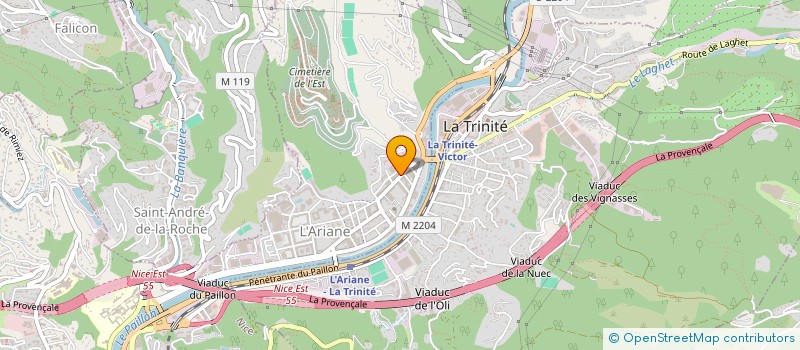 localisation de l'entreprise ALIMENTATION GENERALE SARAMITO à NICE