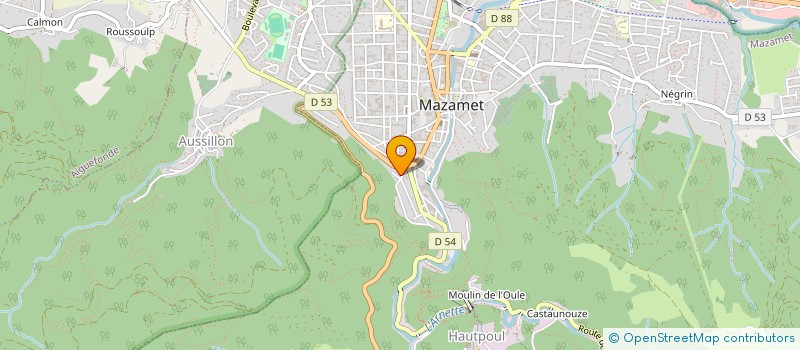 localisation de l'entreprise ALIMENTATION GENERALE TARNAISE à MAZAMET