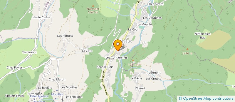 localisation de l'entreprise ALIMENTATION L'ETOILE DE BELLEVAUX à BELLEVAUX