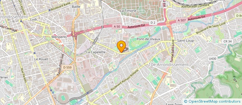localisation de l'entreprise ALIMENTATION LE 4 à MARSEILLE