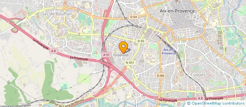 localisation de l'entreprise ALIMENTATION LE MANSARD à AIX-EN-PROVENCE