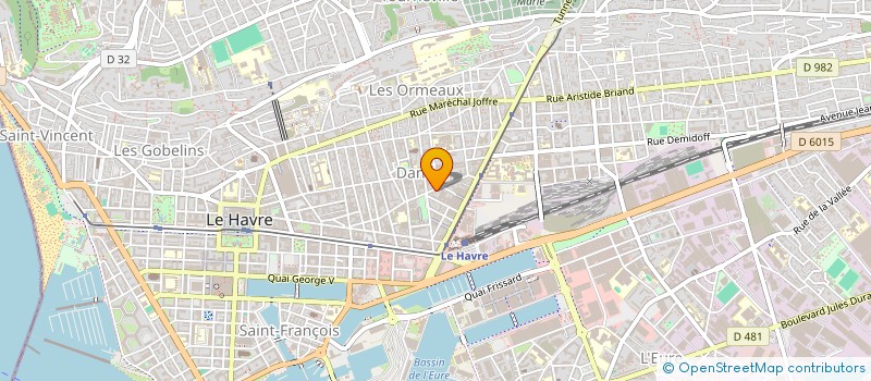 localisation de l'entreprise ALIMENTATION LEKBIR à LE HAVRE