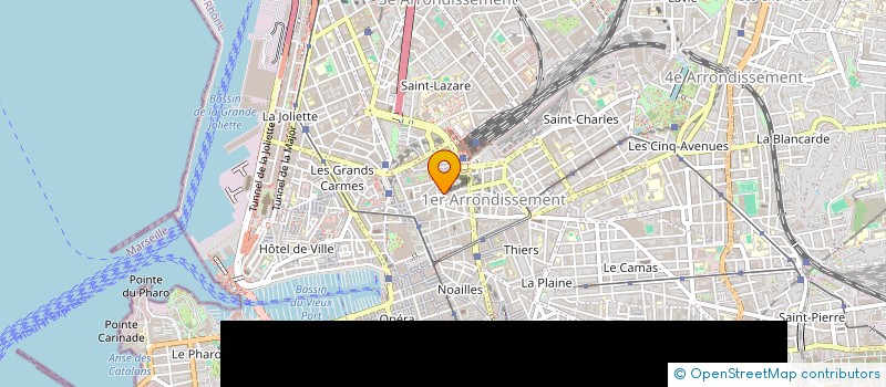 localisation de l'entreprise ALIMENTATION LES DOMINICAINES  MARSEILLE
