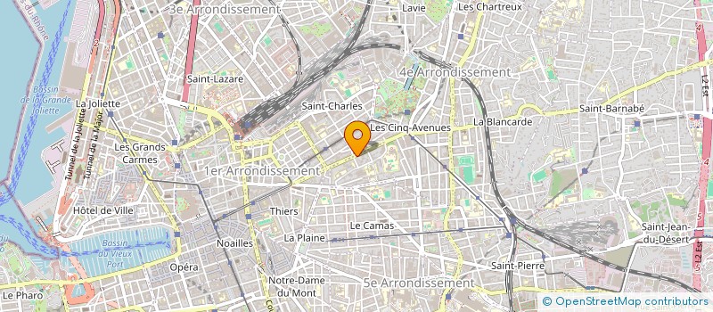 localisation de l'entreprise ALIMENTATION LIBERATION 13 à MARSEILLE