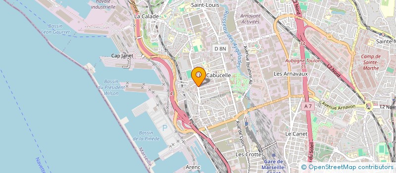 localisation de l'entreprise ALIMENTATION LIBRE SERVICE à MARSEILLE