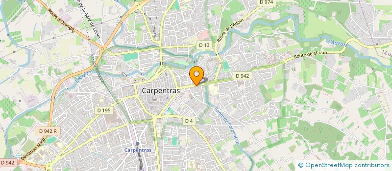 localisation de l'entreprise ALIMENTATION LIBRE SERVICE FERRANDIS à CARPENTRAS