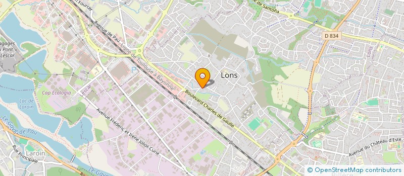 localisation de l'entreprise ALIMENTATION LONS PERLIC  LONS