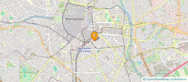 localisation de l'entreprise ALIMENTATION M&E  MONTPELLIER