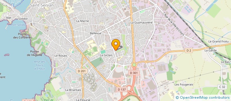 localisation de l'entreprise ALIMENTATION MICRO INFORMATIQUE à SAINT-MALO