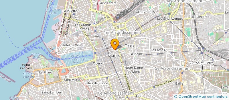 localisation de l'entreprise ALIMENTATION NEW NOAILLES à MARSEILLE